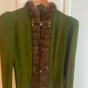 Vintage 1960s Olive Green Jacket